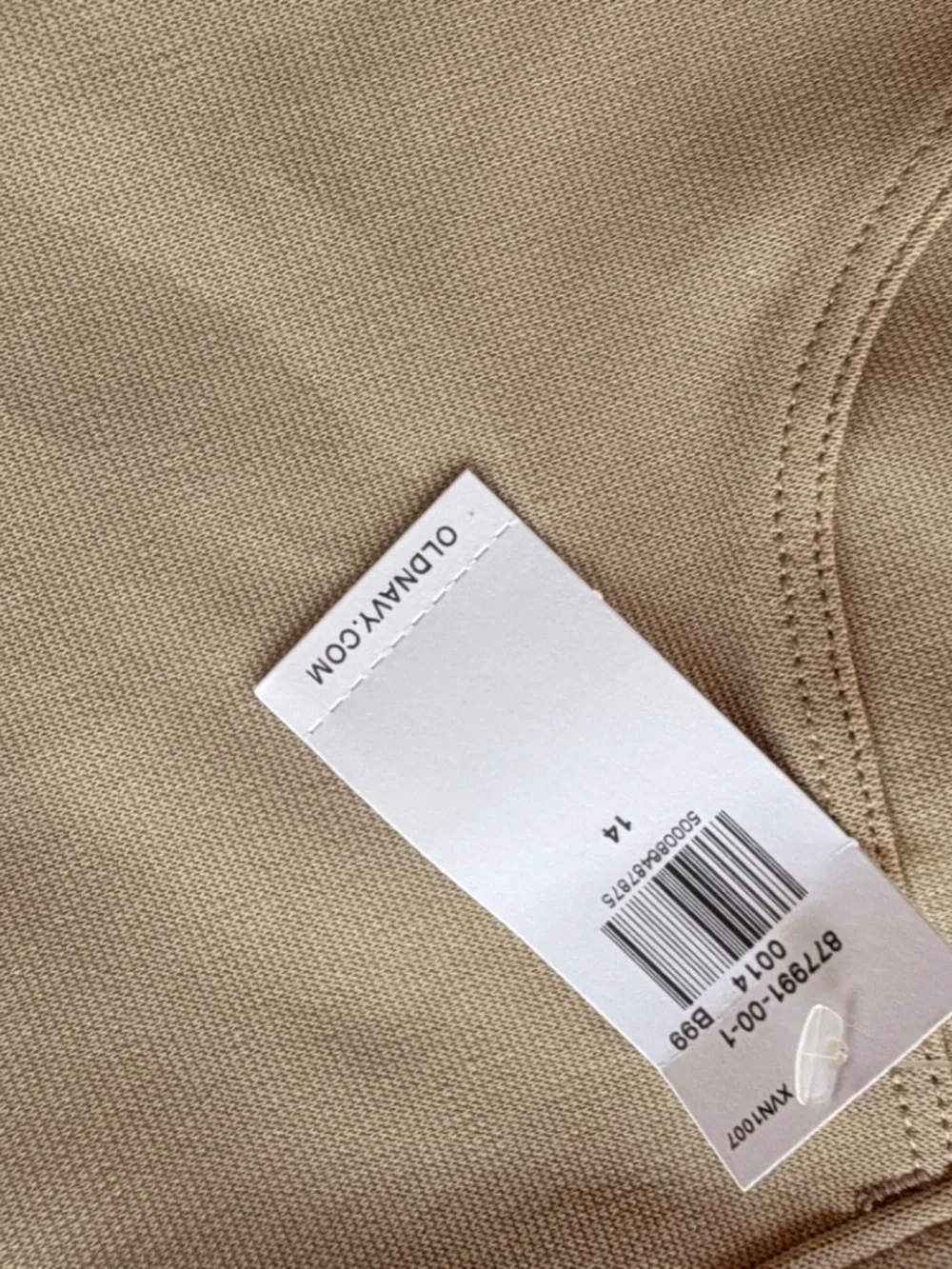 Old Navy Khaki Pull-On Jeggings Skinny Pants Girls Size 14 - NWT